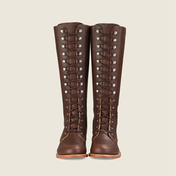 Red Wing Womens Heritage Boots - Gloria - Tall Oro-iginal Leather - Brown - TAM106827